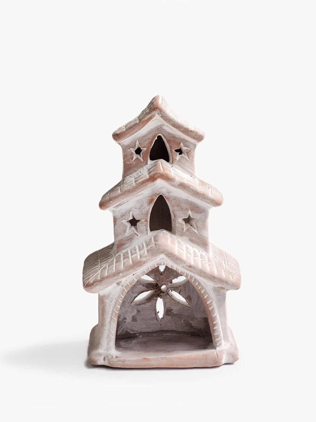 Terracotta Tea Light Candle Holder - House Korissa