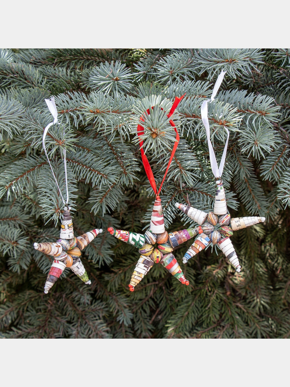 Paper Mache Star Ornament from Haiti, PACK OF 3 Global Crafts