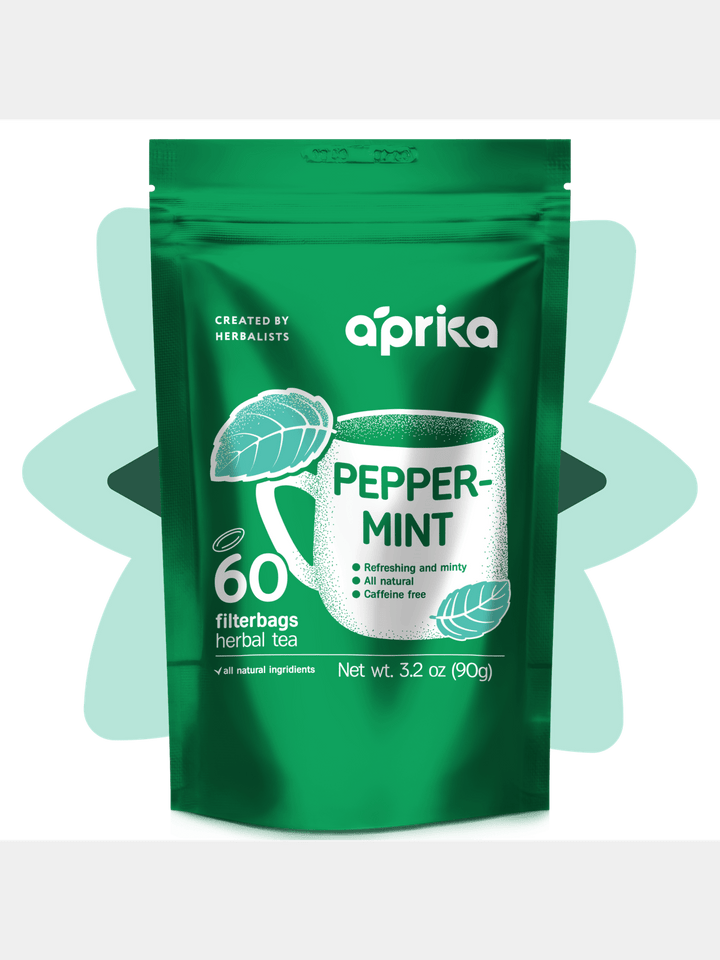 Food100% Pure Peppermint Herbal Tea, 60 bagsAprika Life