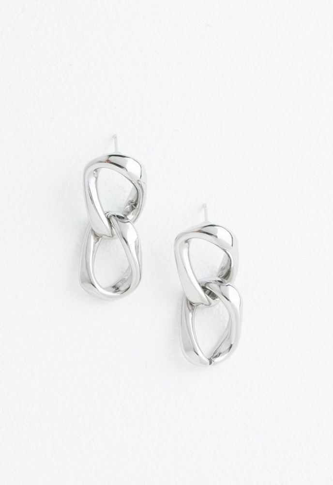 Linked Together Earrings in Silver Starfish Project