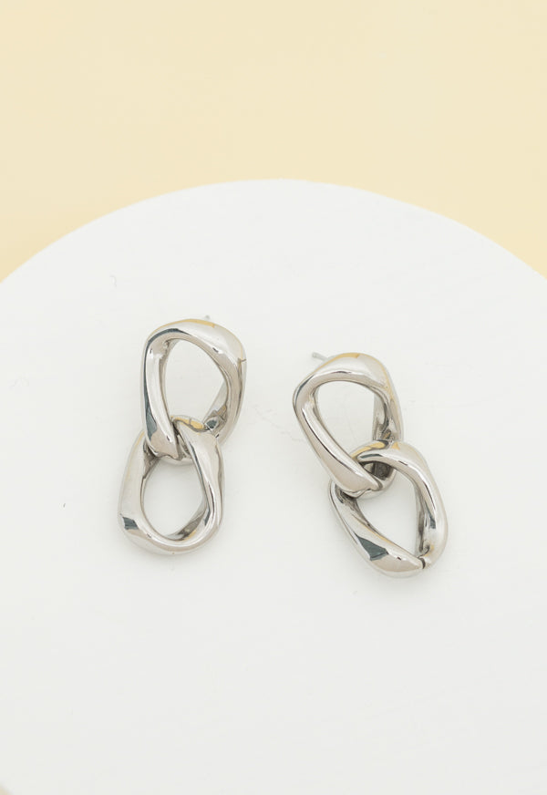 Linked Together Earrings in Silver Starfish Project