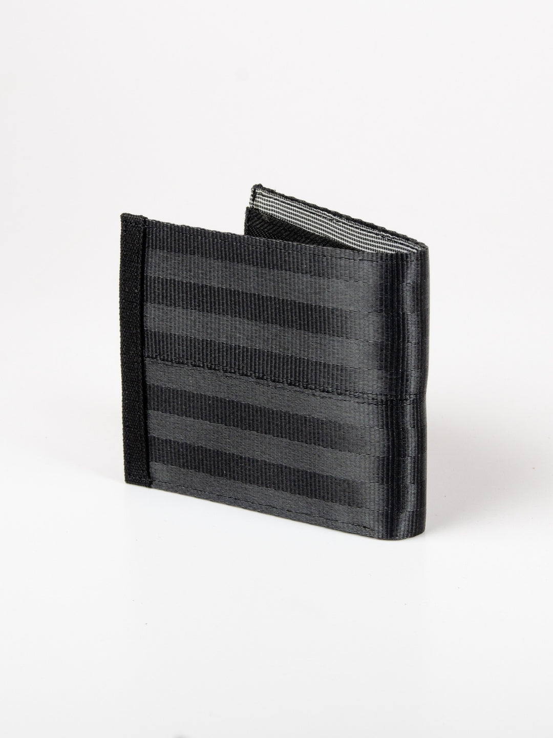 Noir Wallet in Black Rescued Car Belts