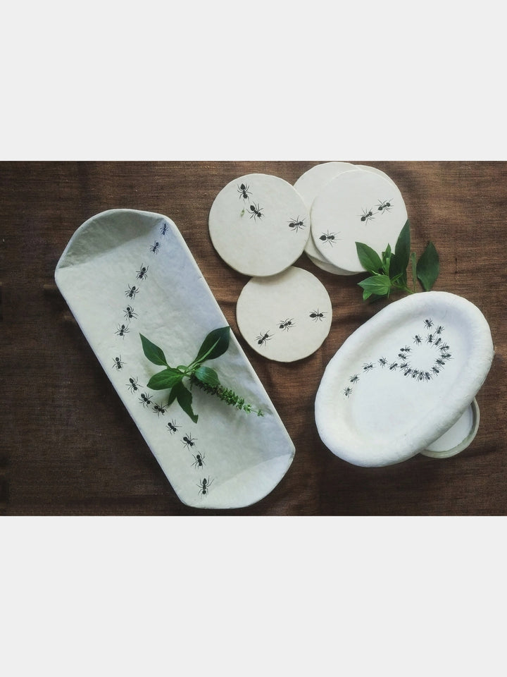 Ant Platter Snacks Set Aranya Earthcraft