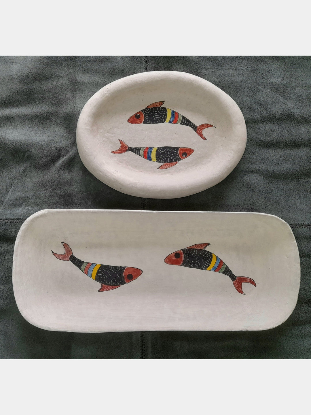 Fish Platter Snacks Set Aranya Earthcraft