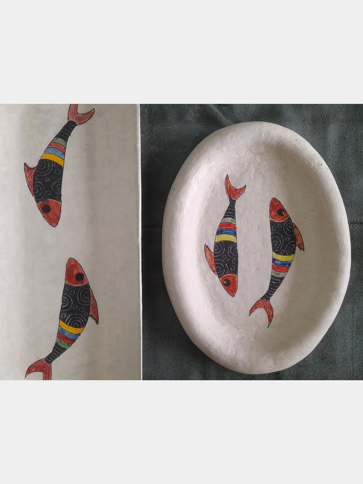 Fish Platter Snacks Set Aranya Earthcraft