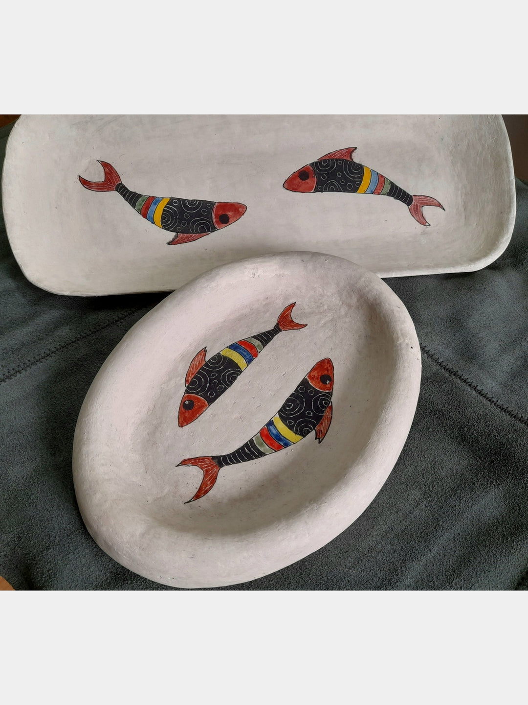 Fish Platter Snacks Set Aranya Earthcraft