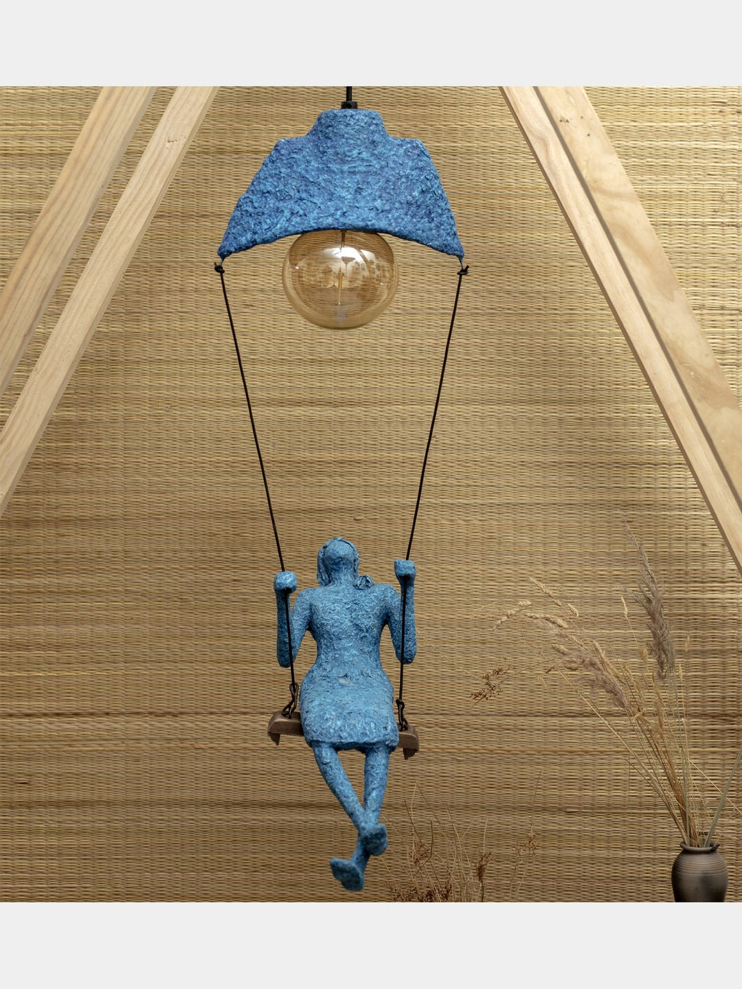 Swinging Lady Vintage Lamp Aranya Earthcraft