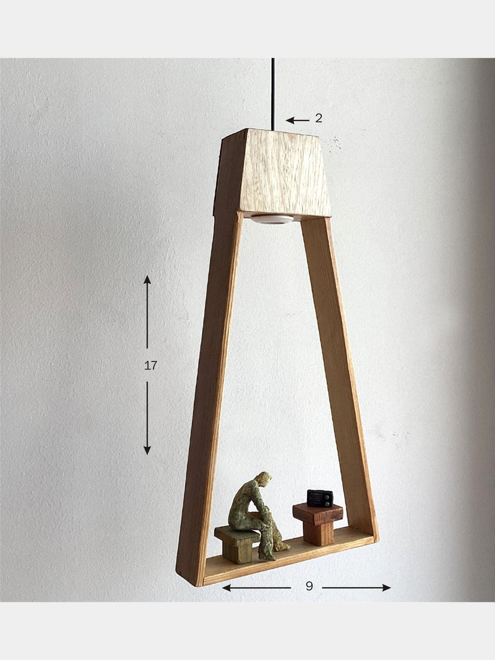 Radio Listener Pendant Lamp Aranya Earthcraft