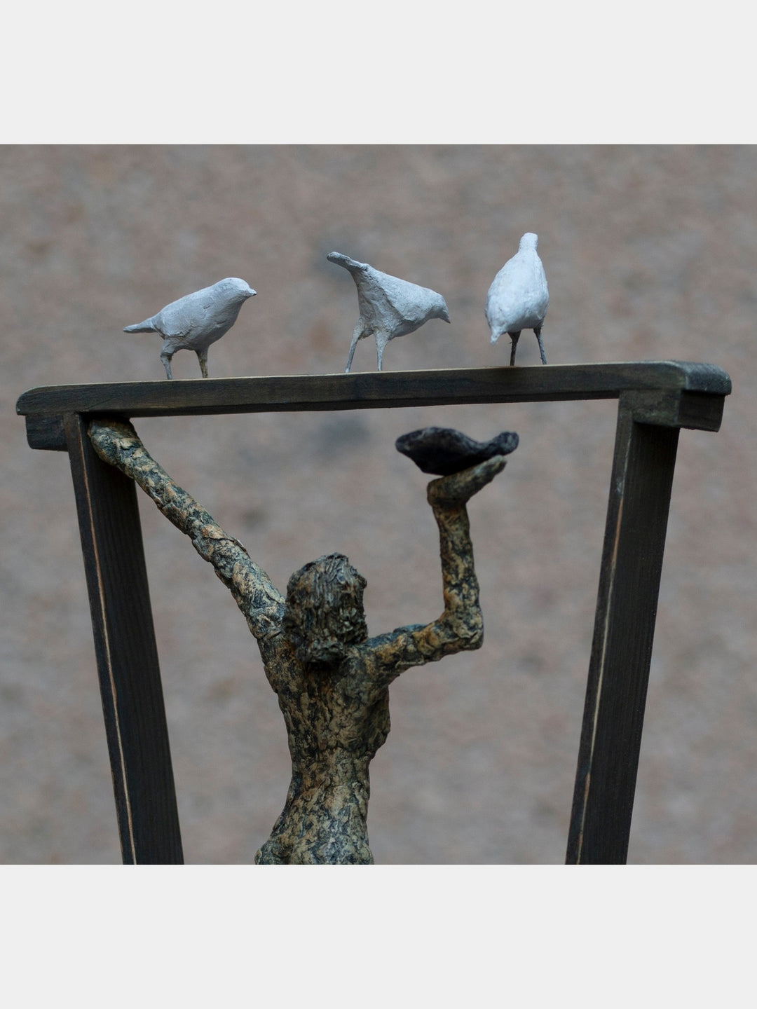 Bird Feeder Sculpture Aranya Earthcraft