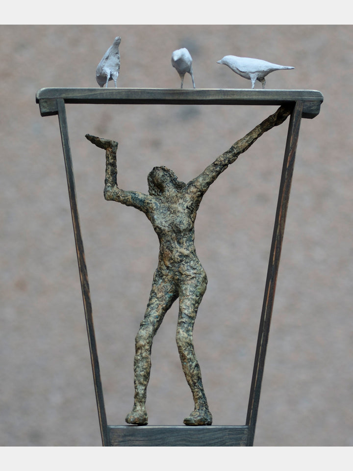 Bird Feeder Sculpture Aranya Earthcraft