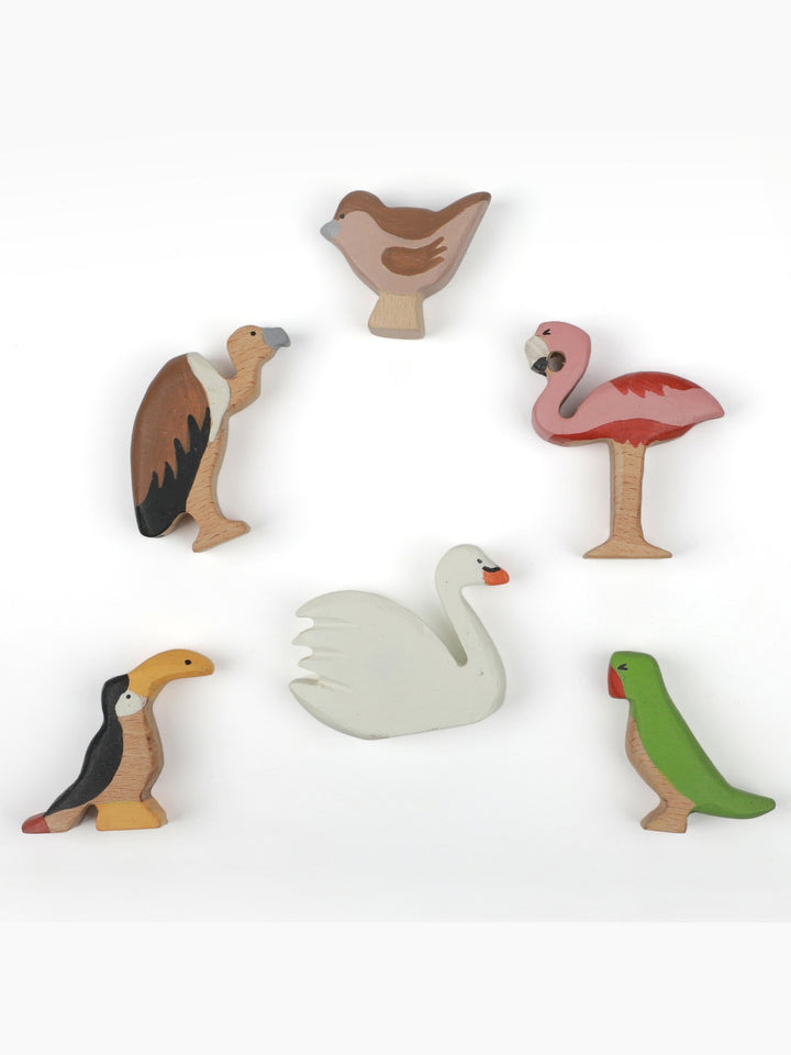 Birch Birds Set of 6 - Combo 1