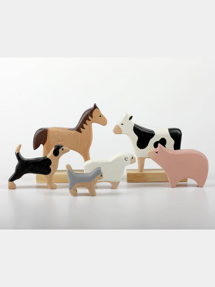 Birch Farm Animals Set of 6 - Combo 1