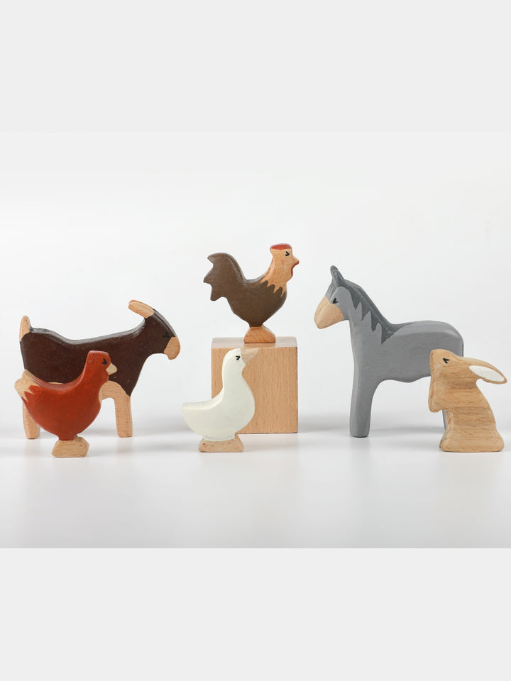 Birch Farm Animals Set of 6 - Combo 2