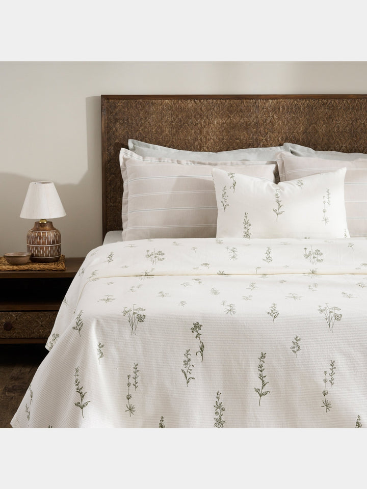 Wildflower | Cotton | Cord Rib | Bed Cover