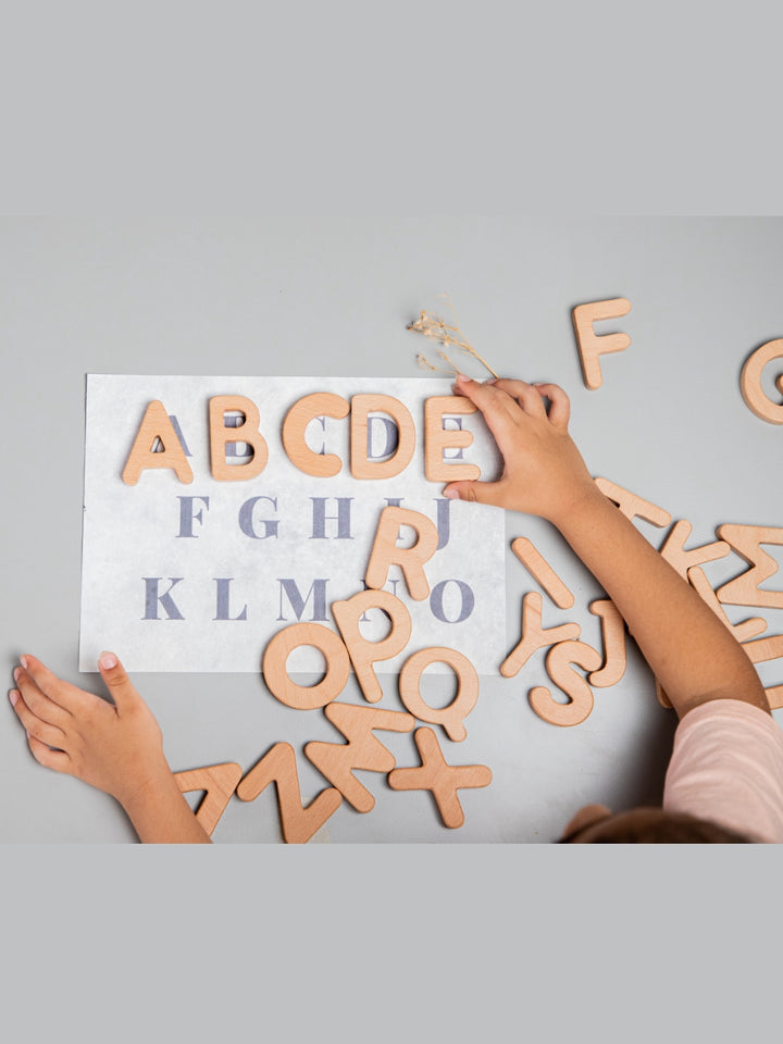 Birch Alphabet Letters - Uppercase