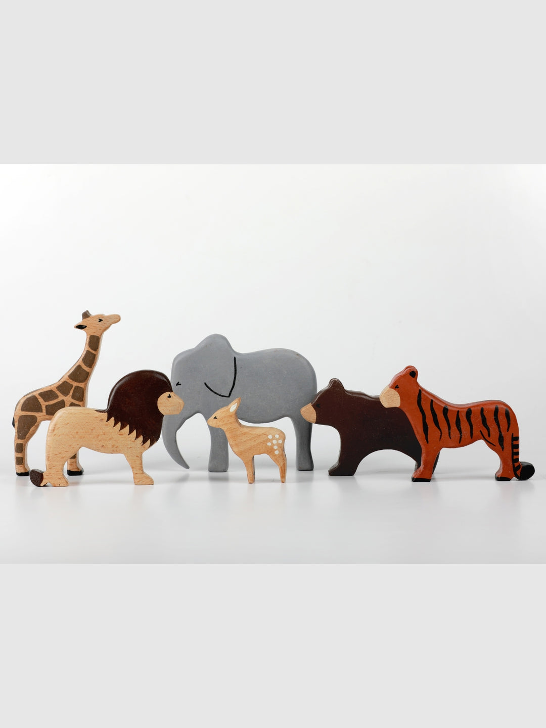 Birch Wild Animals Set of 6 - Combo 1