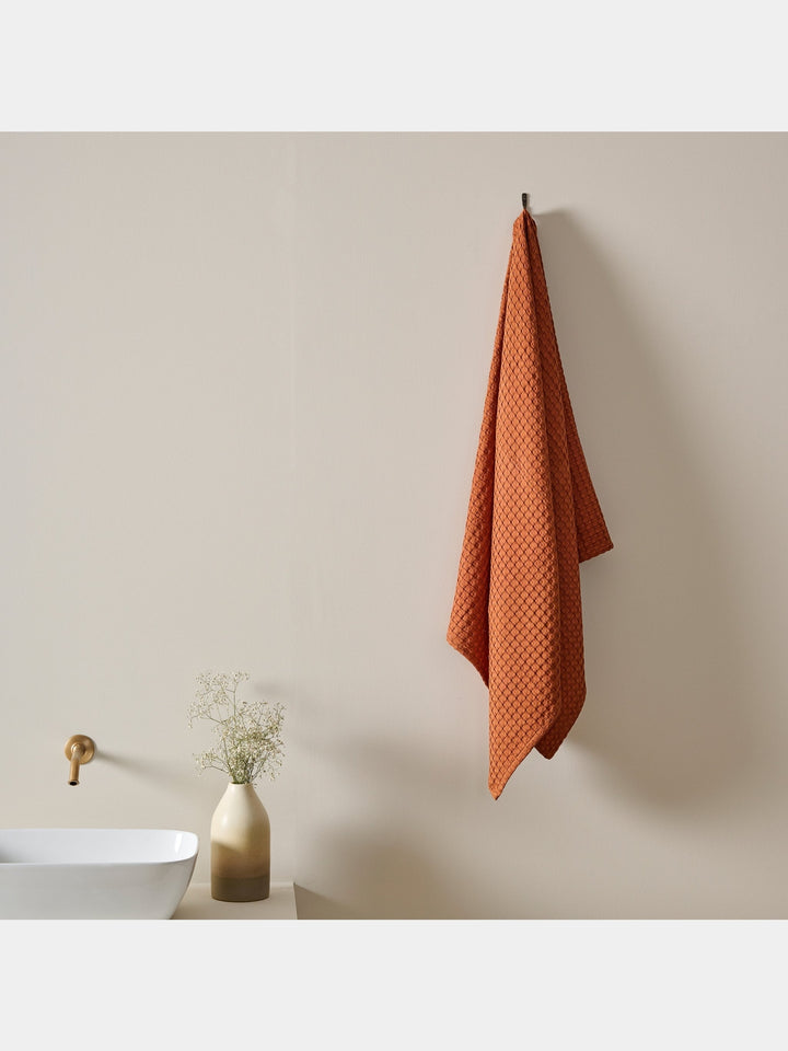 Honeycomb | Cotton Bamboo | Waffle | Bath Towel