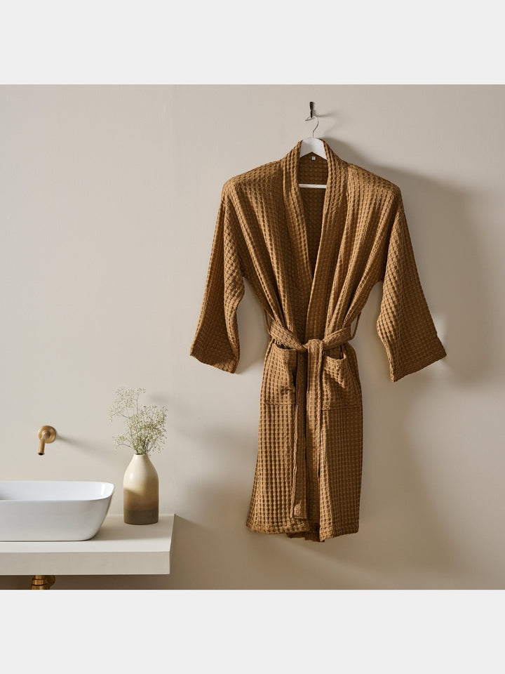 Ease Robe | Cotton Bamboo | Waffle | Bathrobe