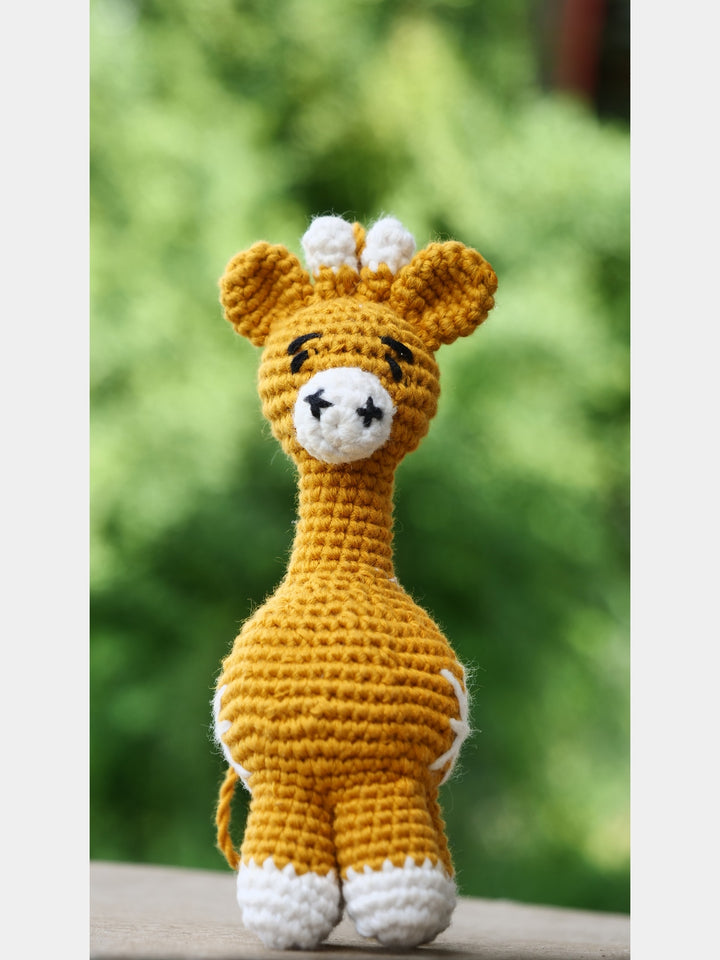 Giraffe Yellow White Black