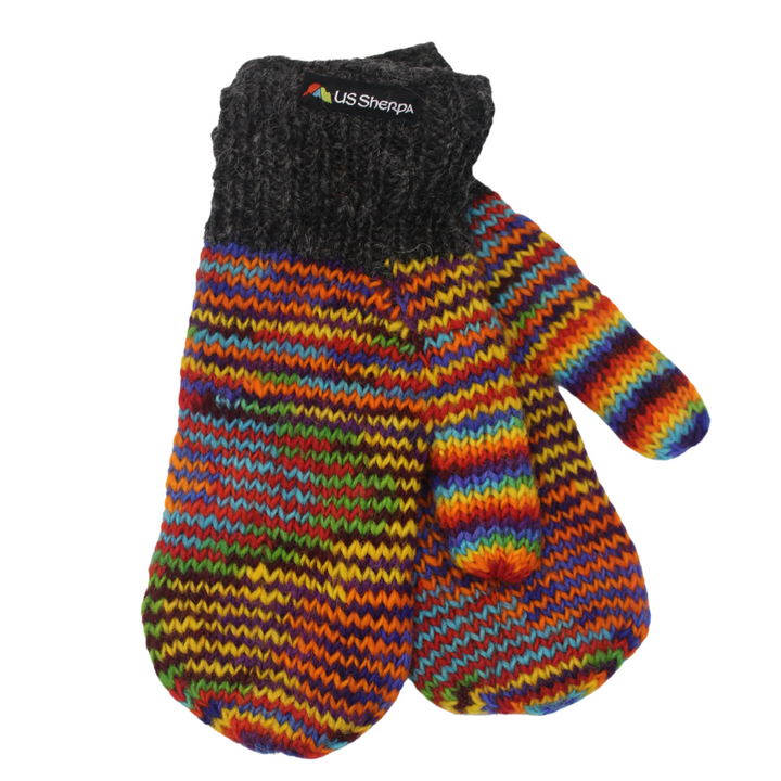 Yeti Mitten | Rainbow