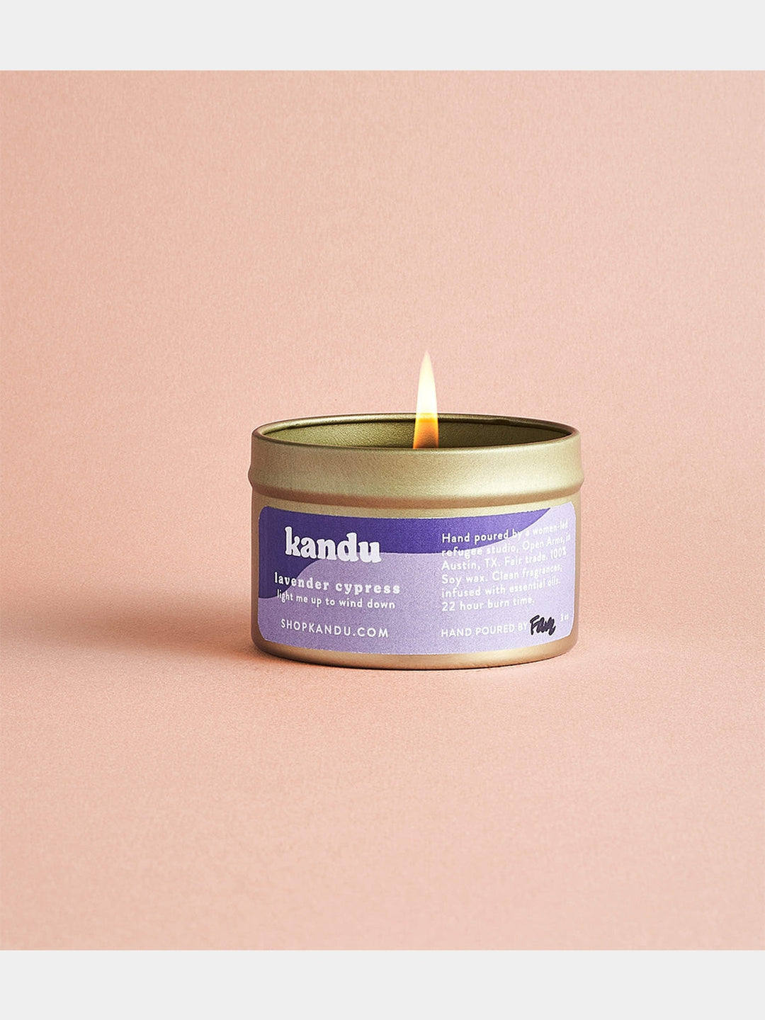 lavender cypress 3oz candle Matr Boomie