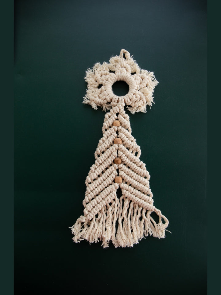 Macrame Christmas Ornaments Set of 5