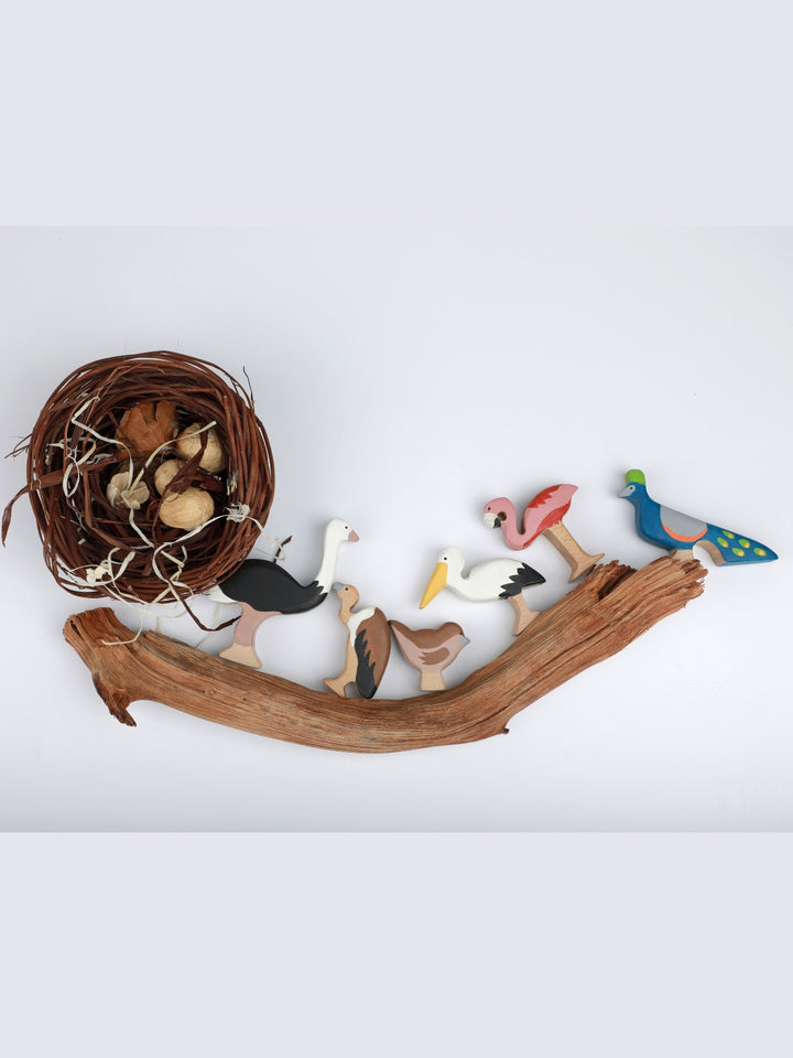 Birch Birds Set of 12