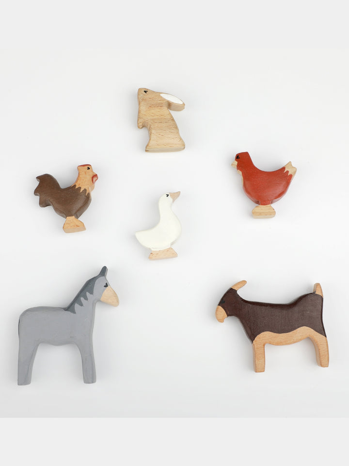 Birch Farm Animals Set of 6 - Combo 2