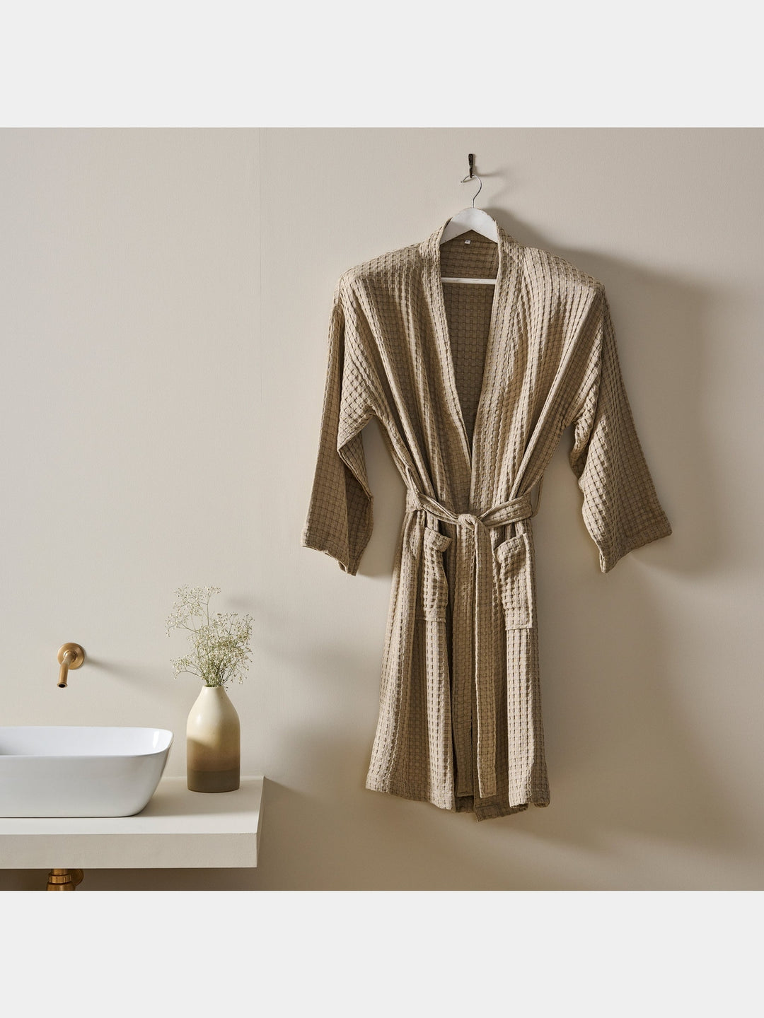 Ease Robe | Cotton Bamboo | Waffle | Bathrobe