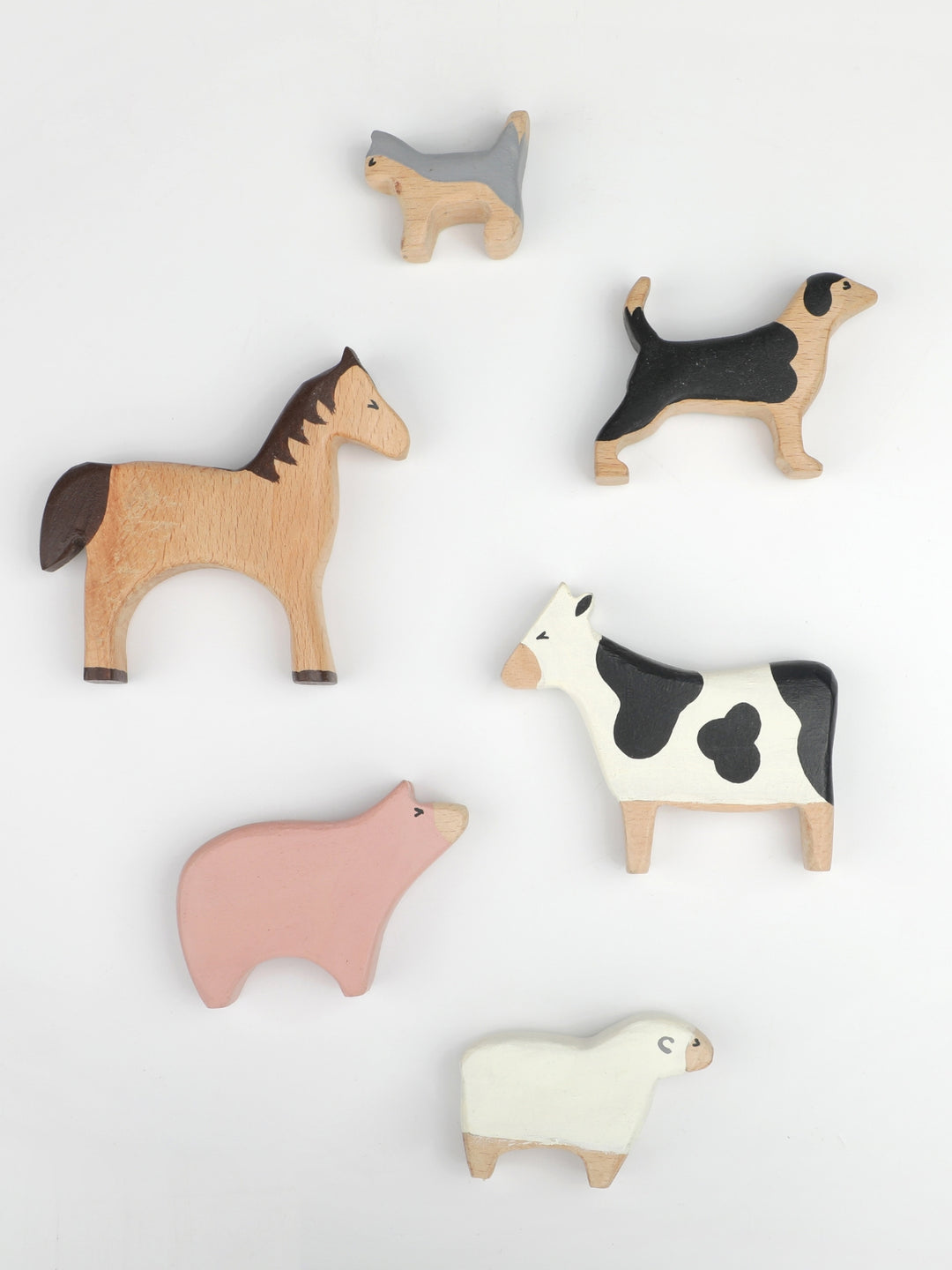 Birch Farm Animals Set of 6 - Combo 1