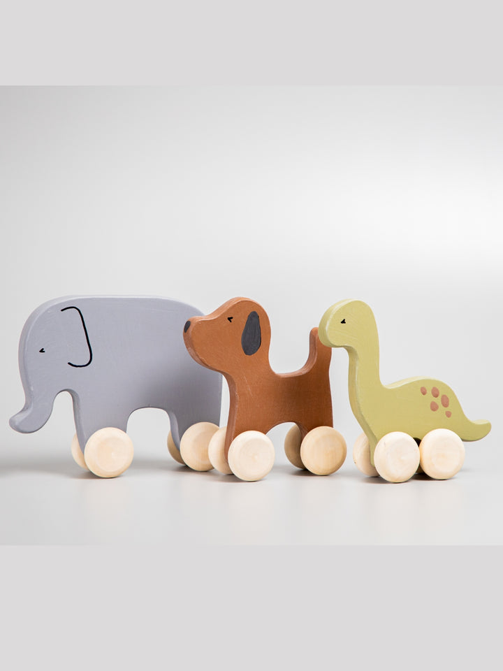 Birch Animal Roller Toys Set of 3