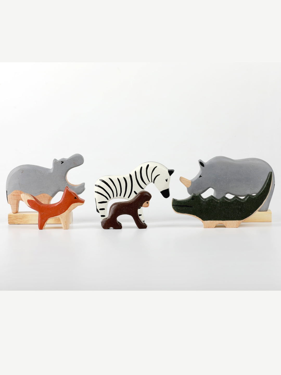 Birch Wild Animals Set of 6 - Combo 2