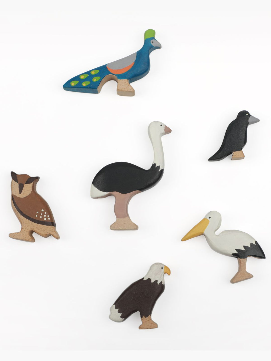 Birch Birds Set of 6 - Combo 2