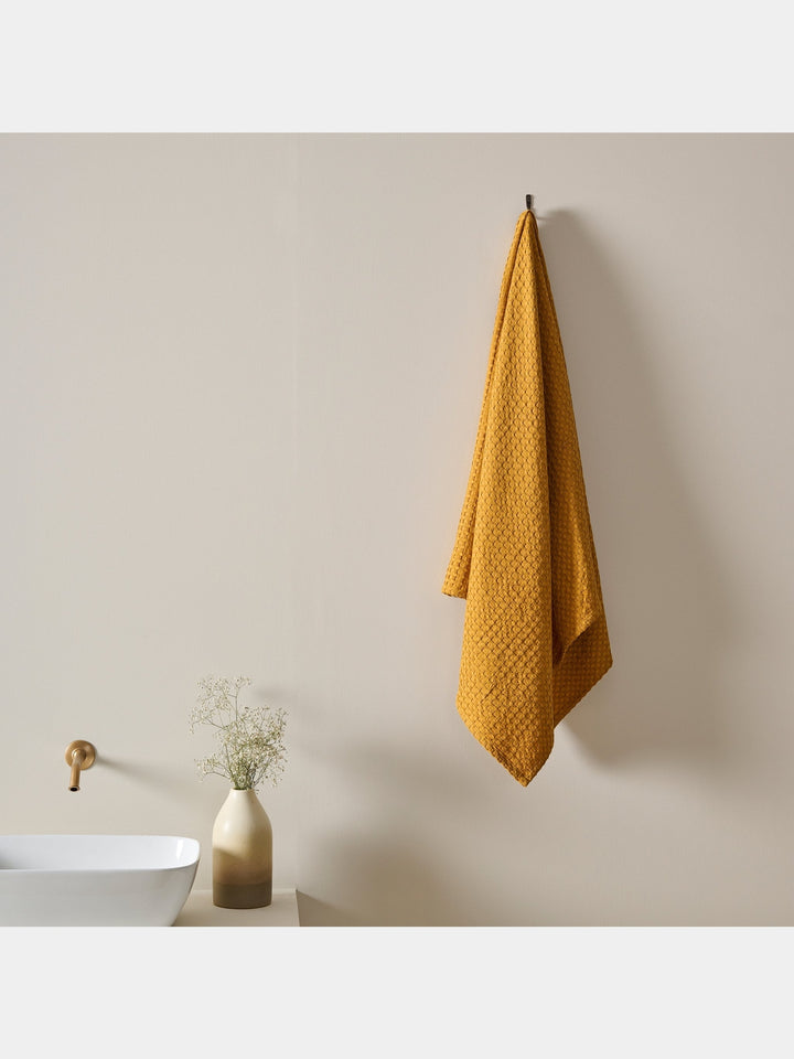 Honeycomb | Cotton Bamboo | Waffle | Bath Towel