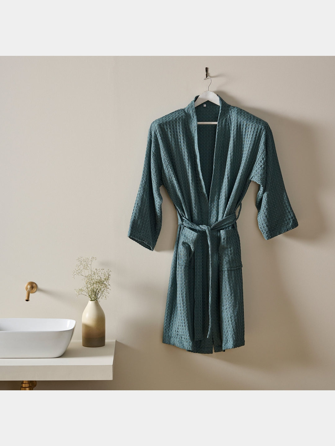 Ease Robe | Cotton Bamboo | Waffle | Bathrobe