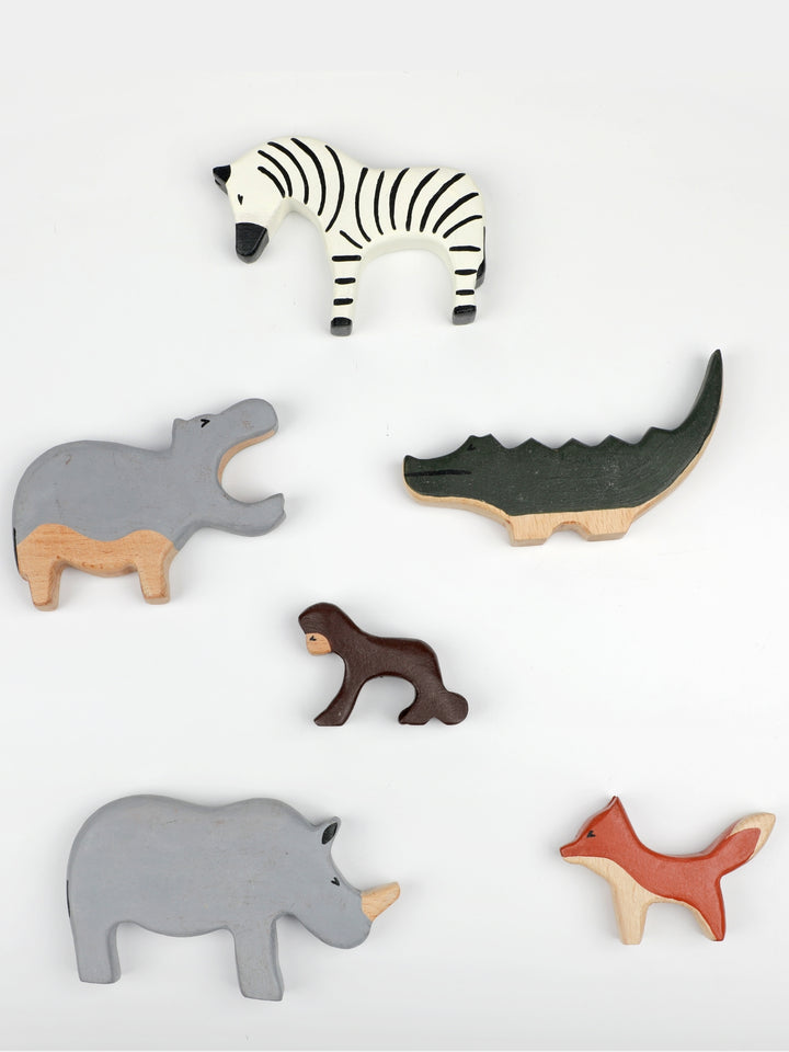 Birch Wild Animals Set of 6 - Combo 2