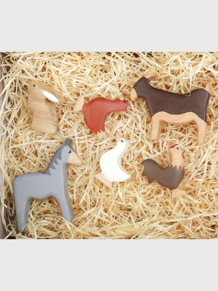 Birch Farm Animals Set of 6 - Combo 2