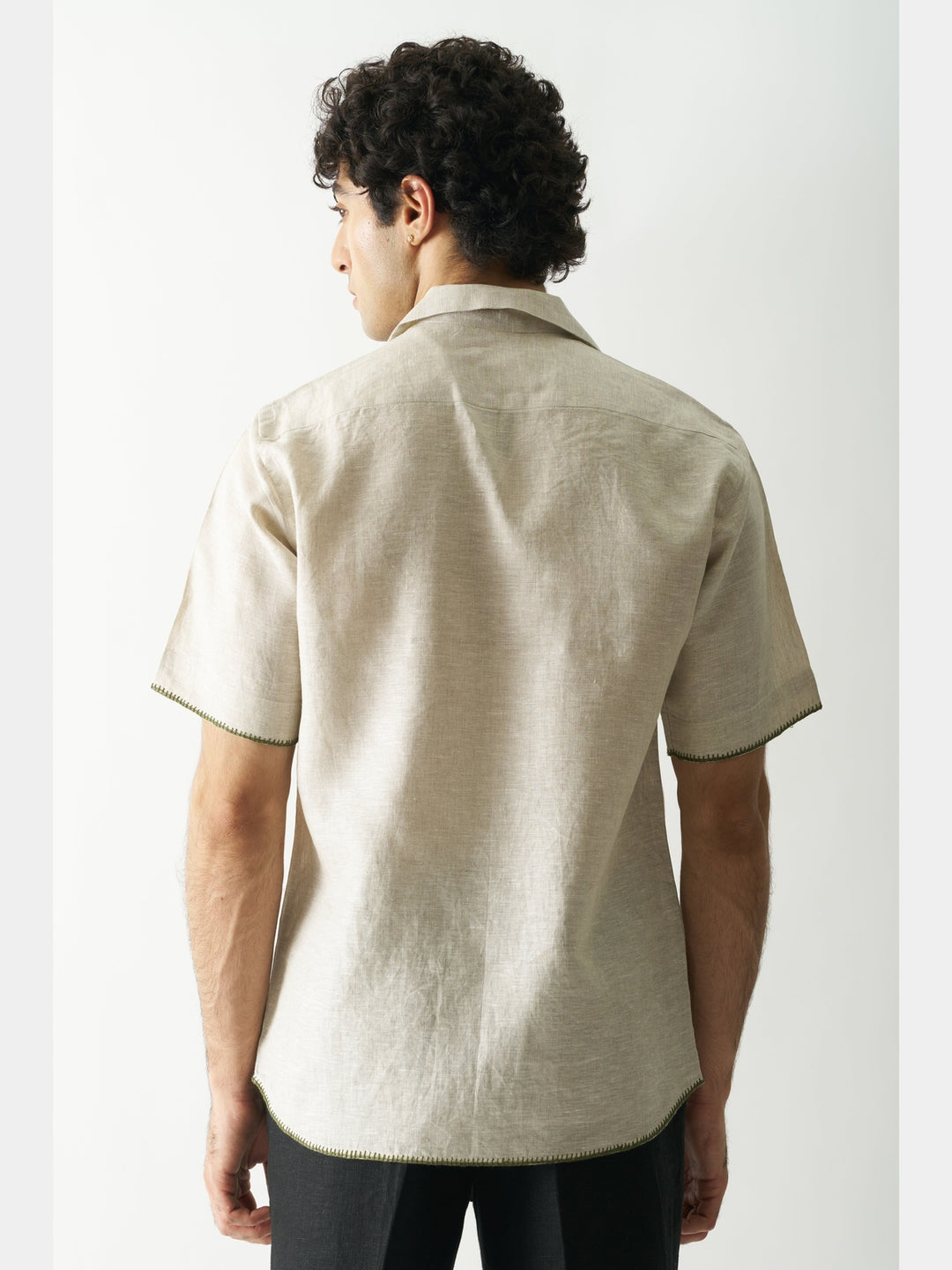 Lazy Sheep - Hand Embroidered Linen Shirt Cultura Studio