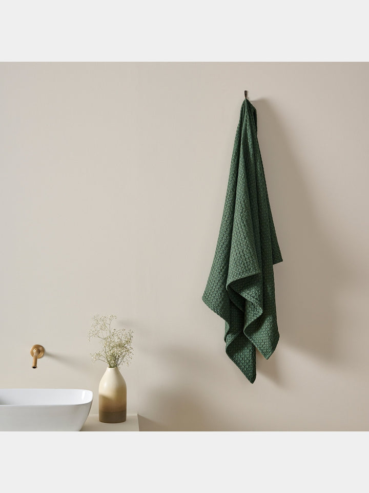 Honeycomb | Cotton Bamboo | Waffle | Bath Towel