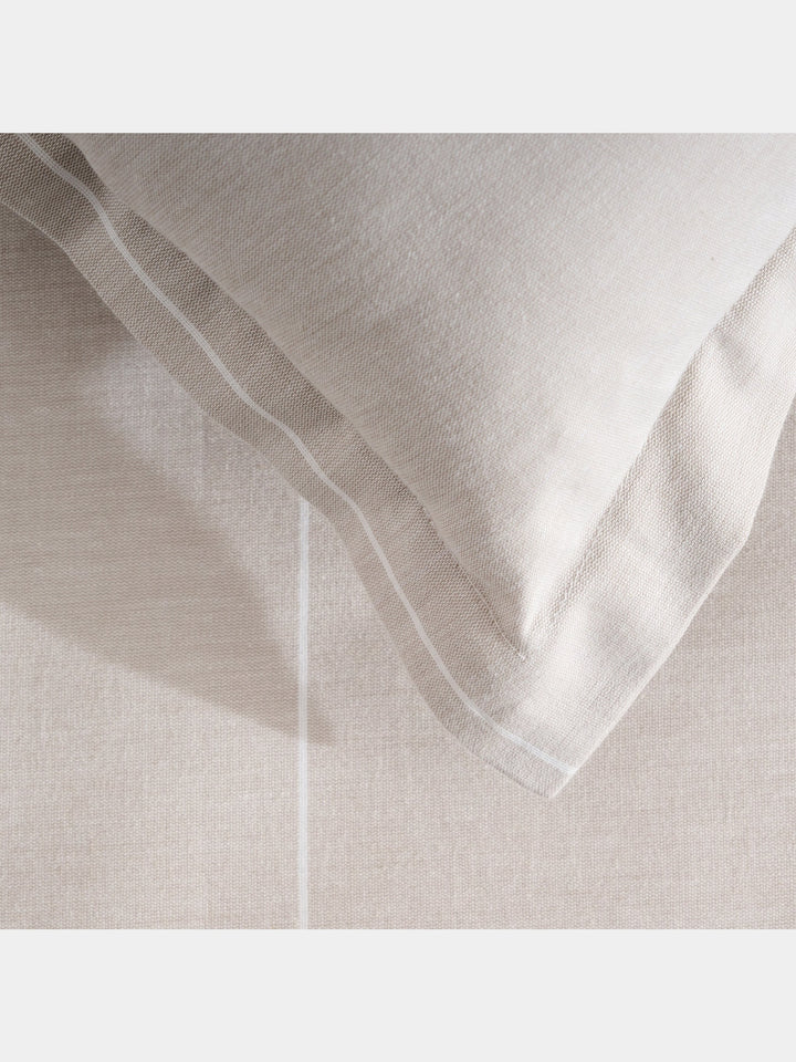 Feather Pin Pair | Cotton Bamboo | Chambray | Duvet Cover