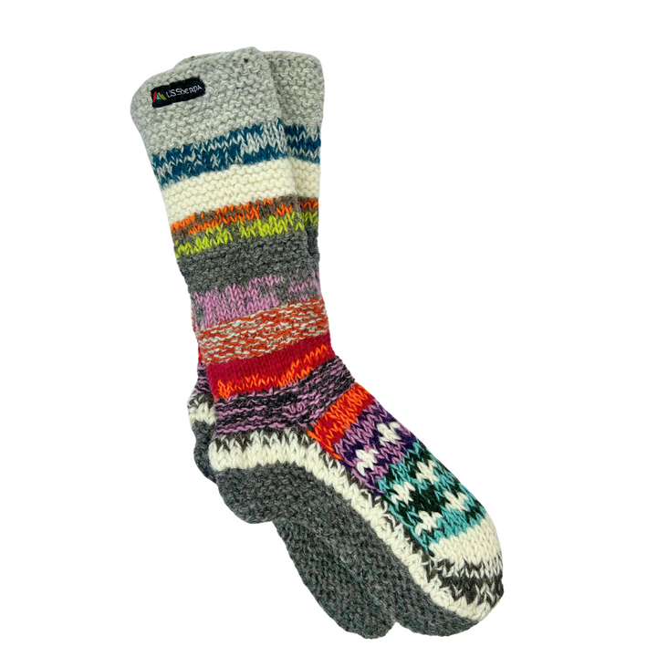 Sherpa Socks | Rainbow