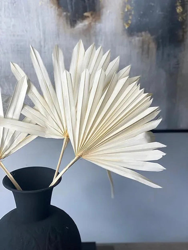 Off White Palm Leaf 15 |Set of 5