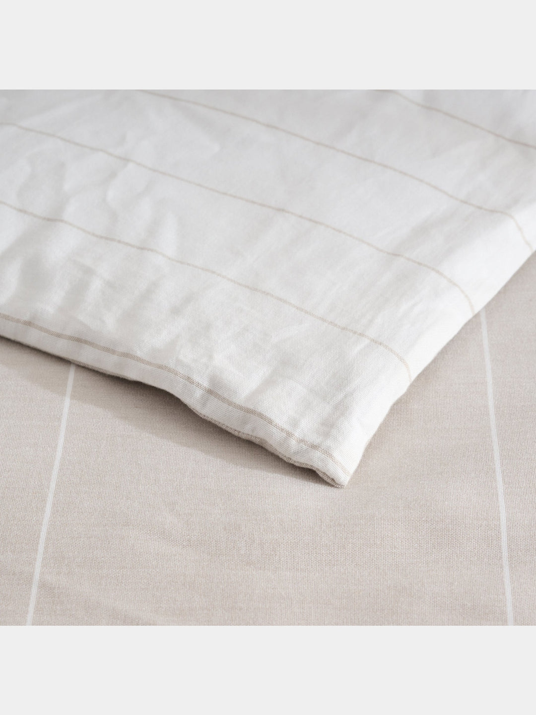 Feather Pin Pair | Cotton Bamboo | Chambray | Duvet Cover