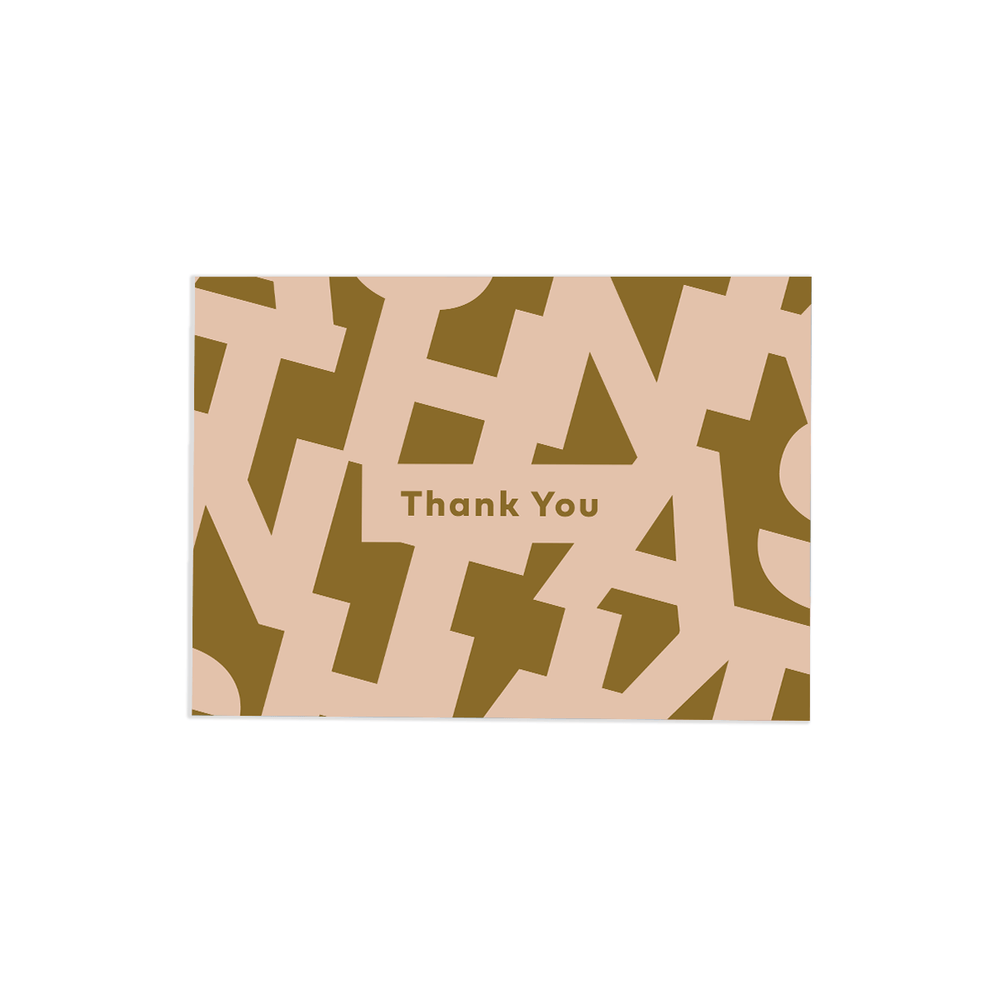 Thank You Greeting Card Set Aya Paper Co