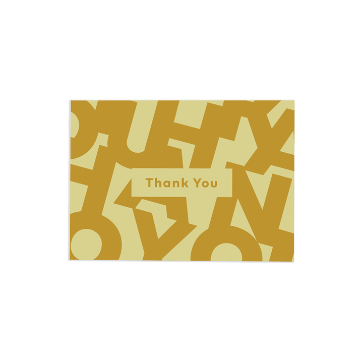 Thank You Greeting Card Set Aya Paper Co