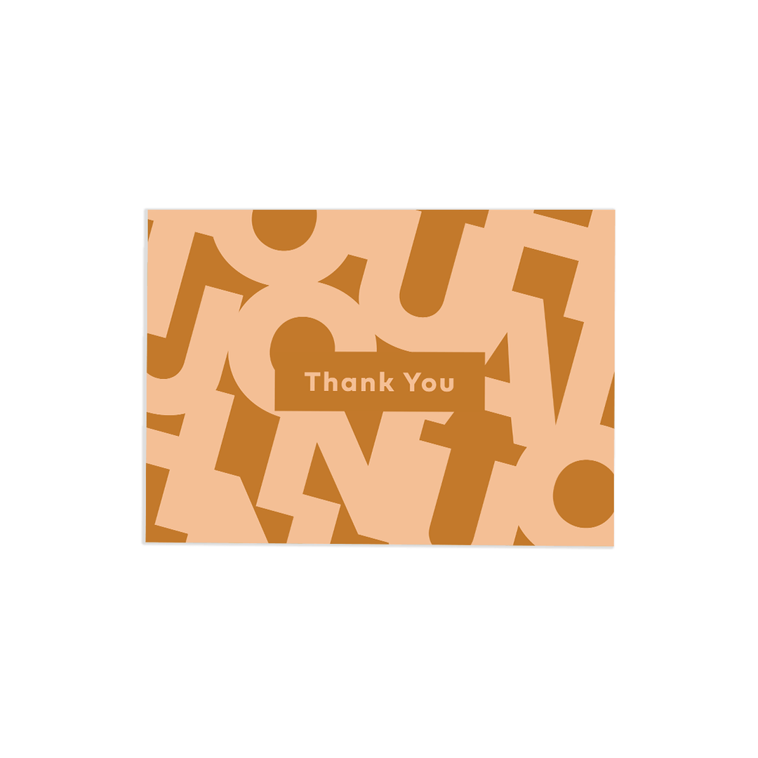 Thank You Greeting Card Set Aya Paper Co