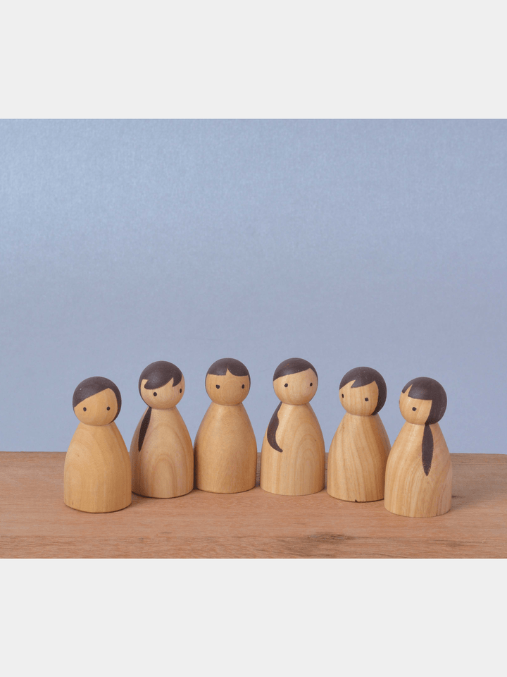 Birch Natural Folk Set of 6