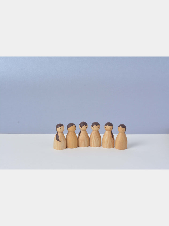 Birch Natural Folk Set of 6