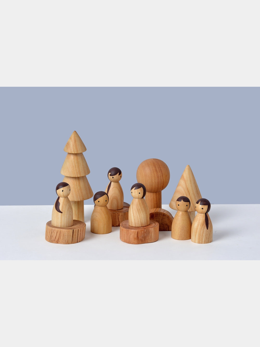 Birch Natural Folk Set of 6