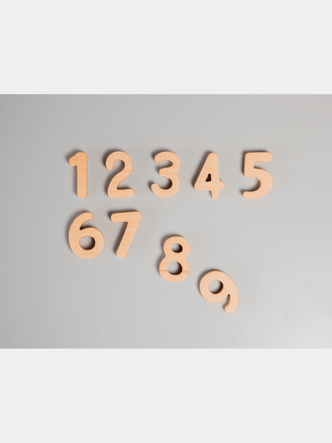 Birch Wooden Numbers